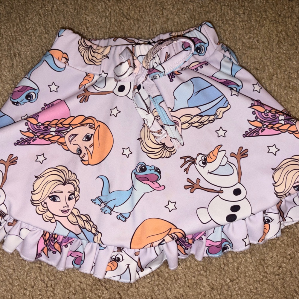 Girls' Frozen Character Lavender Skort